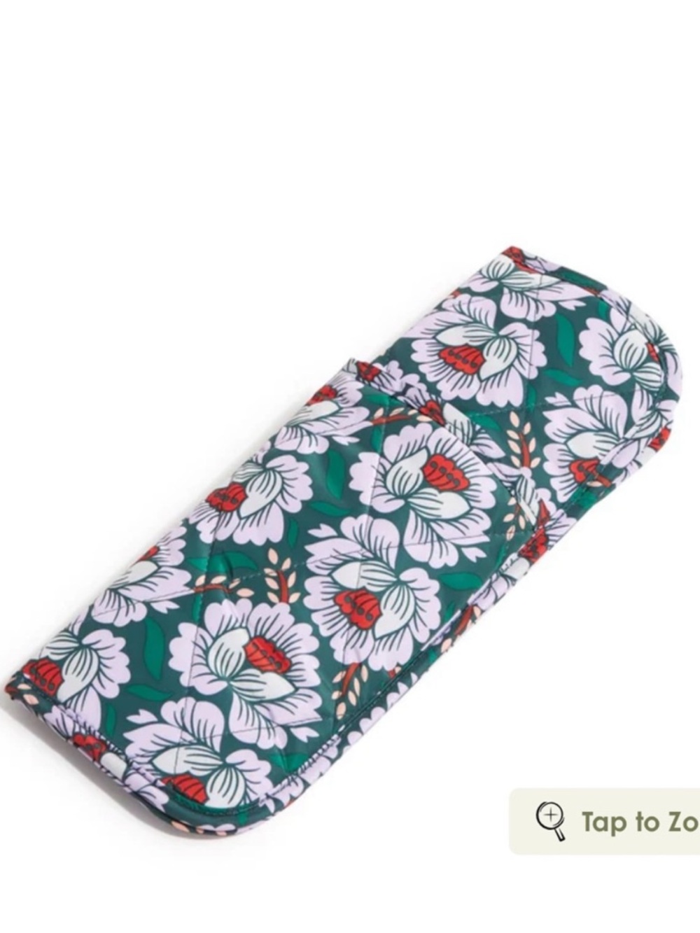 Vera Bradley Curling & Flat Iron Cover Lotus Sea Moss Pattern